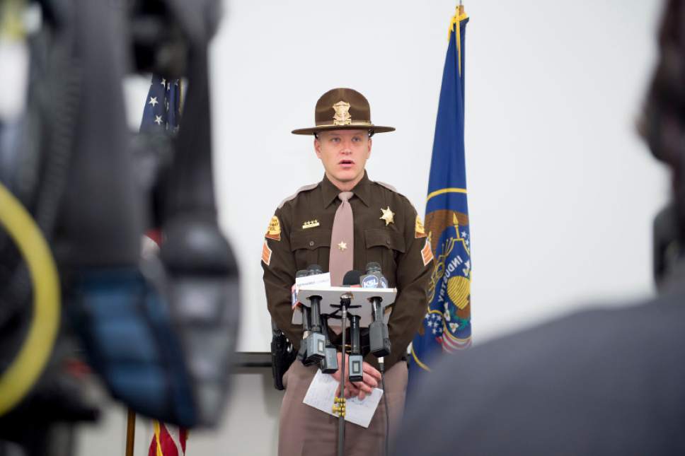 Jeremy Harmon  |  Tribune file photo

Sgt. Todd Royce, of the Utah Highway Patrol, says a contingent of 40 UHP troopers will be dispatched to Washington, D.C., for the Jan. 20 inauguration of President-elect Donald Trump.
