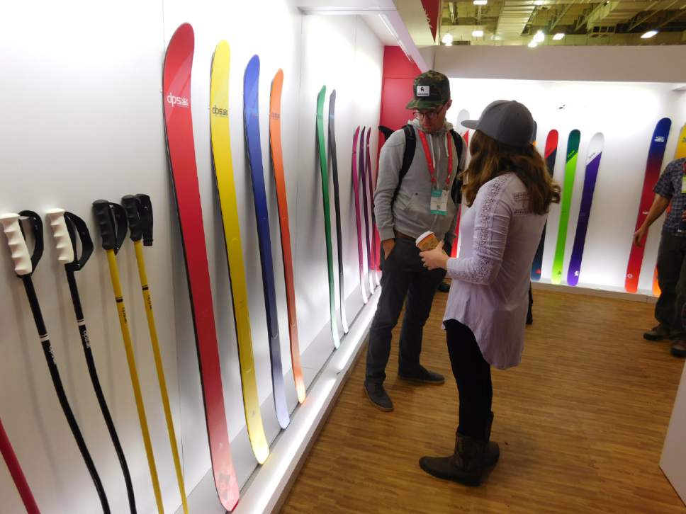 Erin Alberty  |  The Salt Lake Tribune
DPS is introducing its Alchemist technology, which adds damping materials to its carbon skis, reducing "chatter" while preserving stiffness and lightness.