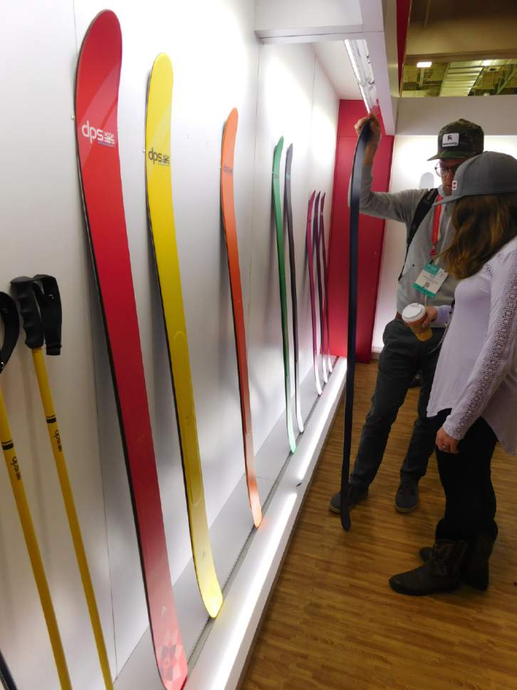 Erin Alberty  |  The Salt Lake Tribune

DPS is introducing its Alchemist technology, which adds damping materials to its carbon skis, reducing "chatter" while preserving stiffness and lightness.