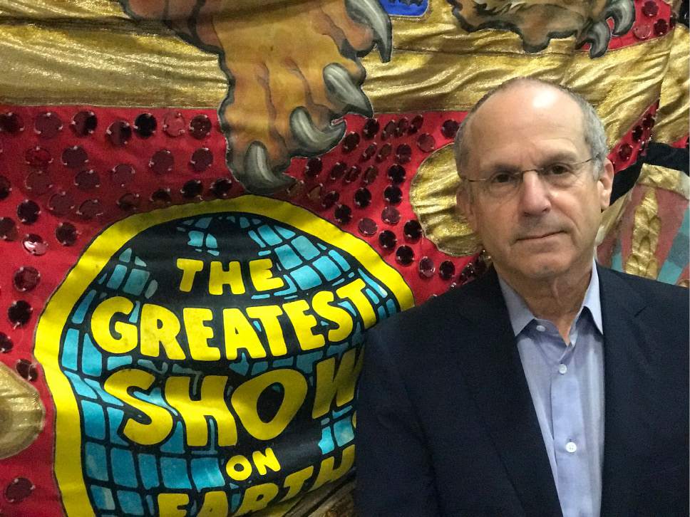 In this Tuesday, Jan. 10, 2017 photo, Chairman and CEO of Feld Entertainment, Kenneth Feld, poses for a photo, in Ellenton, Fla. Feld Entertainment, which owns The Ringling Bros. and Barnum & Bailey Circus told The Associated Press declining attendance combined with high operating costs are among the reasons for closing. Feld said when the company removed elephants from the shows in May of 2016, ticket sales declined more dramatically than expected. (AP Photo/Tamara Lush)