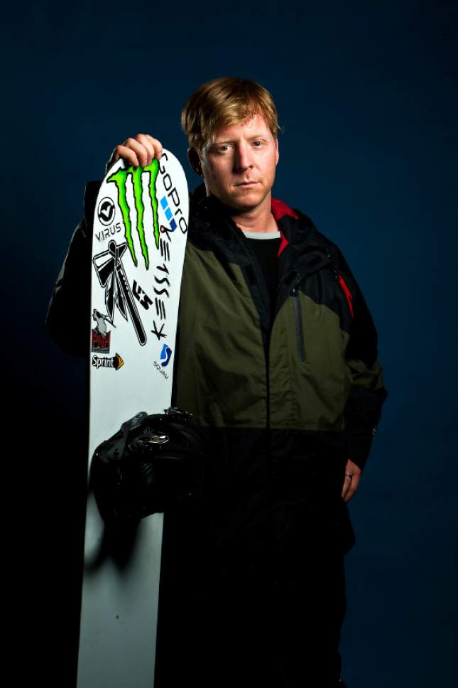 Chris Detrick  |  The Salt Lake Tribune

Snowboardcross athlete Nate Holland poses for a portrait during the Team USA Media Summit at the Canyons Grand Summit Hotel Wednesday October 2, 2013.