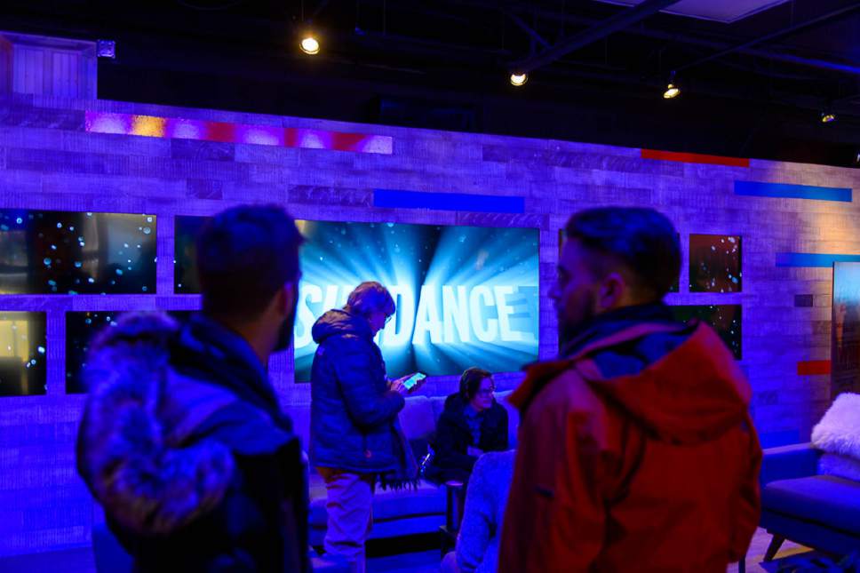 Trent Nelson  |  The Salt Lake Tribune
The scene in the SundanceTV lounge on Main Street during the Sundance Film Festival in Park City, Friday Jan. 20, 2017.
