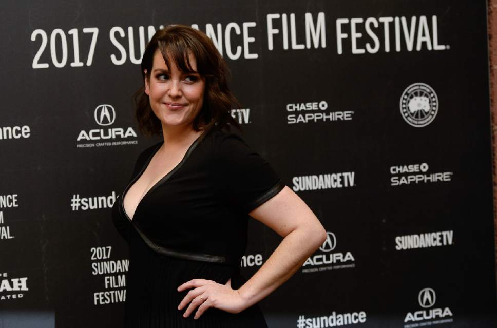 Francisco Kjolseth | The Salt Lake Tribune
Melanie Lynskey walks the press line before the start of the debut of ìI Donít Feel at Home in This World Anymore,î as it premieres on day one at the Sundance Film Festival in Park City on Thursday, Jan. 19, 2017.