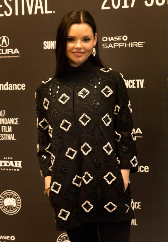 Rick Egan  |  The Salt Lake Tribune

Elina Powell, at the Eccles Theatre for the premiere of "Novitiate" at the 2017 Sundance Film Festival in Park City, Friday, January 20, 2017.