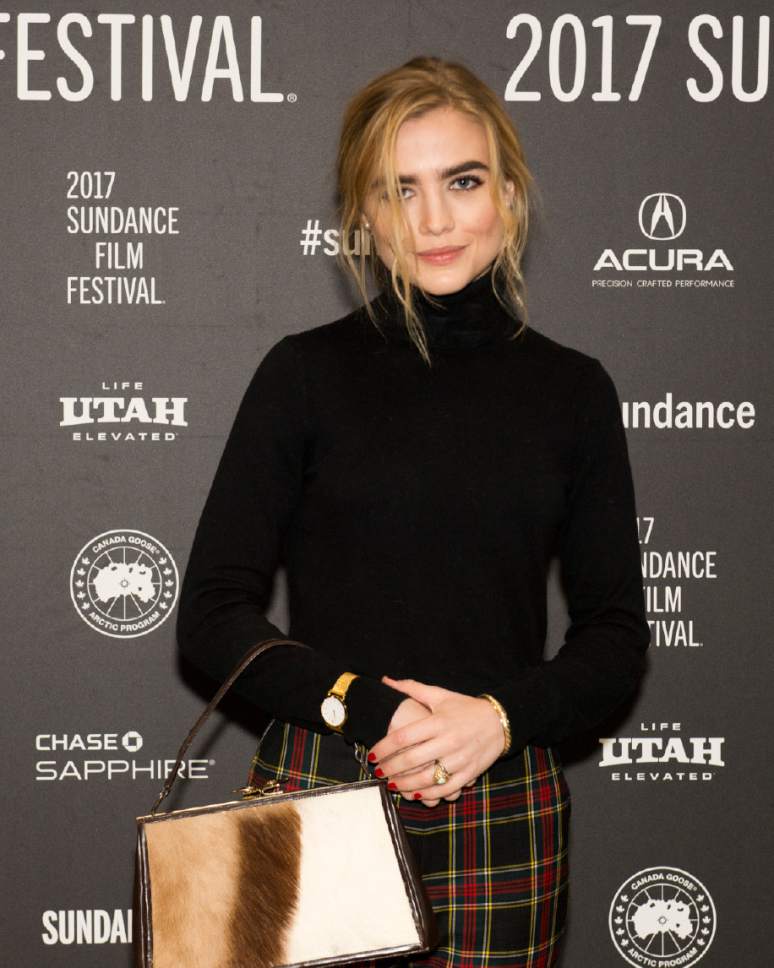 Rick Egan  |  The Salt Lake Tribune

Maddie Hasson at the Eccles Theatre for the premiere of "Novitiate" at the 2017 Sundance Film Festival in Park City, Friday, Jan. 20, 2017.