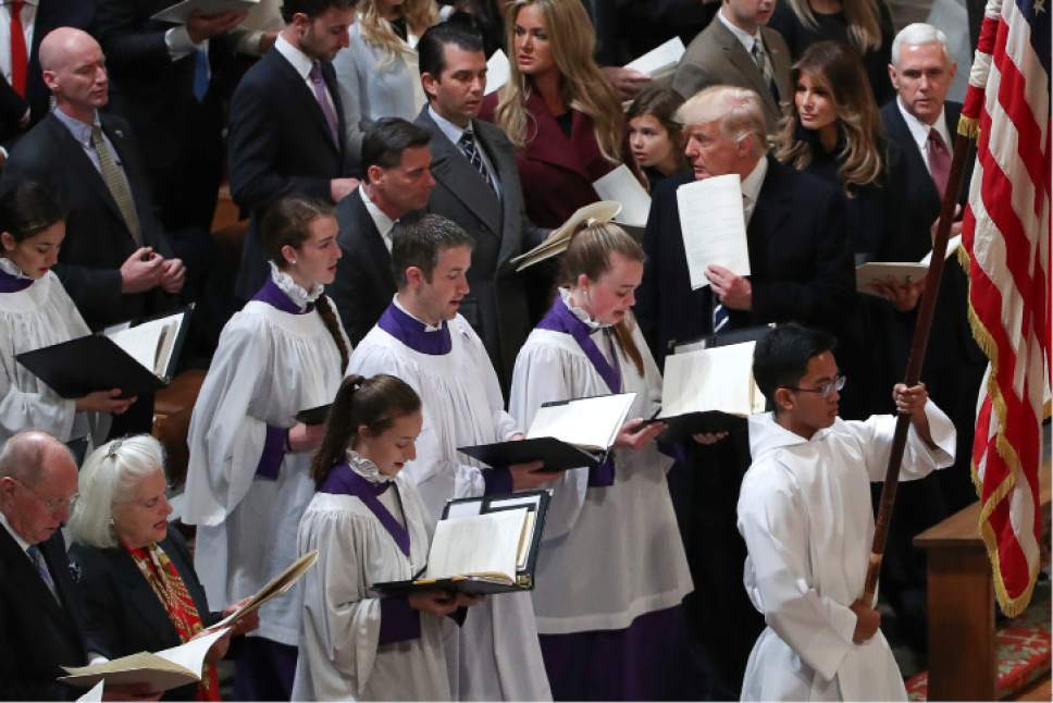 Mormon leader among those who pray for President Trump at National ...