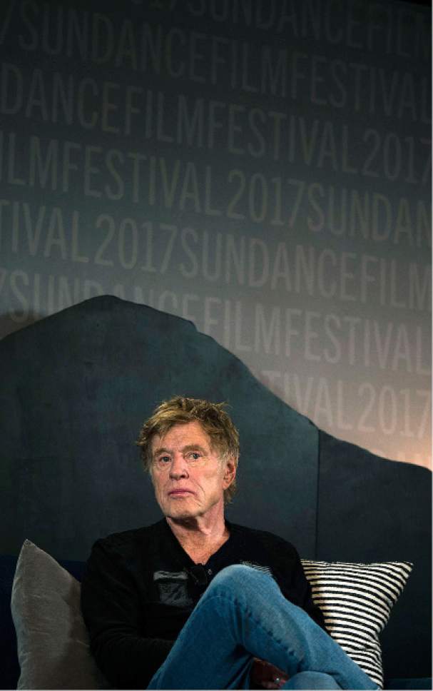 Steve Griffin | The Salt Lake Tribune

Robert Redford kicks off the 2017 Sundance Film Festival during the openingnews conference at the Egyptian Theater  in Park City on Thursday, Jan. 19, 2017.
