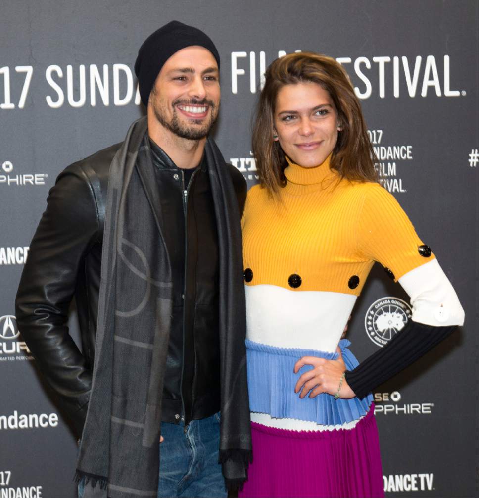 Rick Egan  |  The Salt Lake Tribune

Caua Reymond and Mariana Goldfarb, at the Ecceles Theatre for the premiere of "Marjorie Prime" at the 2017 Sundance Film Festival, in Park City, Monday, January 23, 2017.