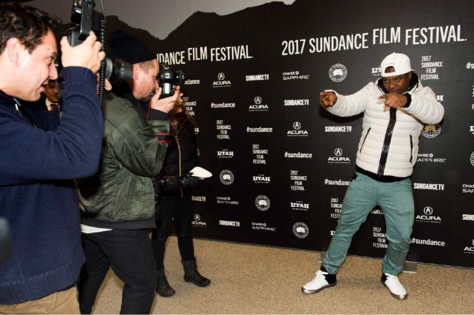 Rick Egan  |  The Salt Lake Tribune

Jason Mitchell, at the Eccles Theatre for the premiere of "Mudbound" at the 2017 Sundance Film Festival in Park City, Saturday, January 21, 2017.