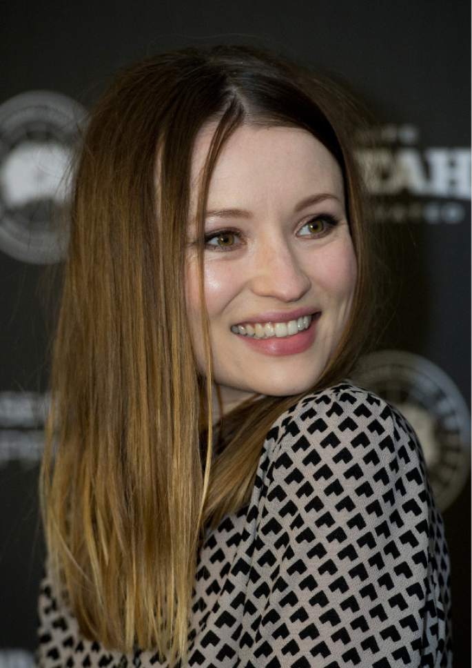 Leah Hogsten  |  The Salt Lake Tribune
Emily Browning arrives for the "Golden Exits" premiere at the 2017 Sundance Film Festival on Sunday, Jan. 22, in Park City. Browning plays "Naomi" in a drama about a young foreign girl who disrupts the emotional balances of two families in Brooklyn.