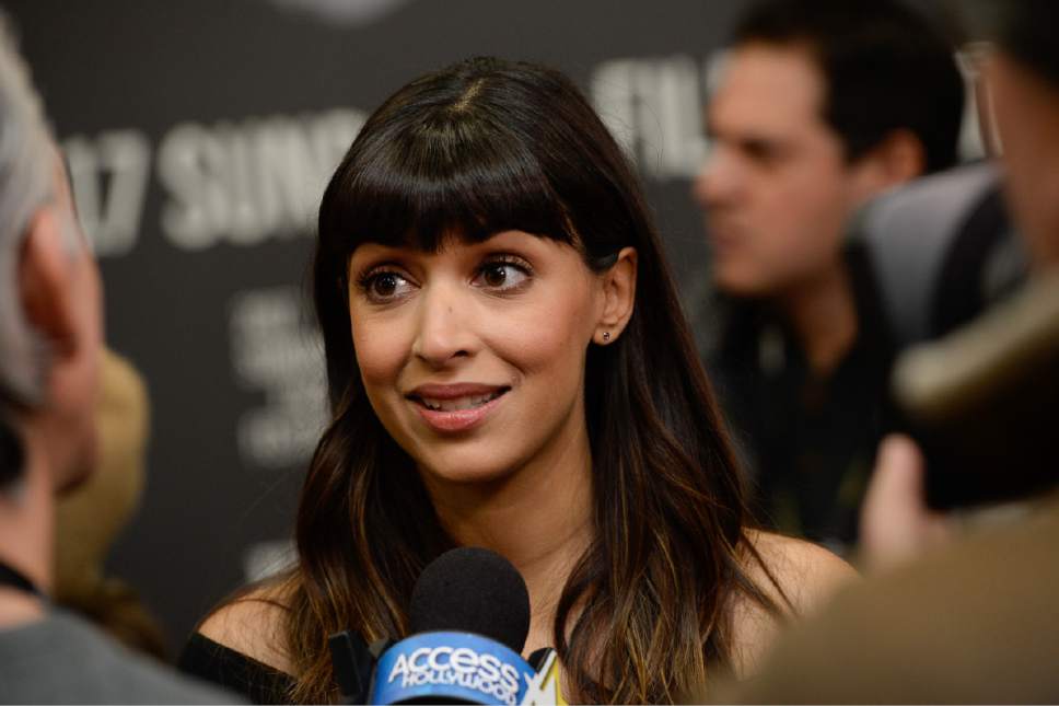 Francisco Kjolseth | The Salt Lake Tribune
Hannah Simone attends the premiere of "Band Aid," at the Eccles Theatre as part of 2017 Sundance Film Festival in Park City on Tuesday, Jan. 24, 2017.