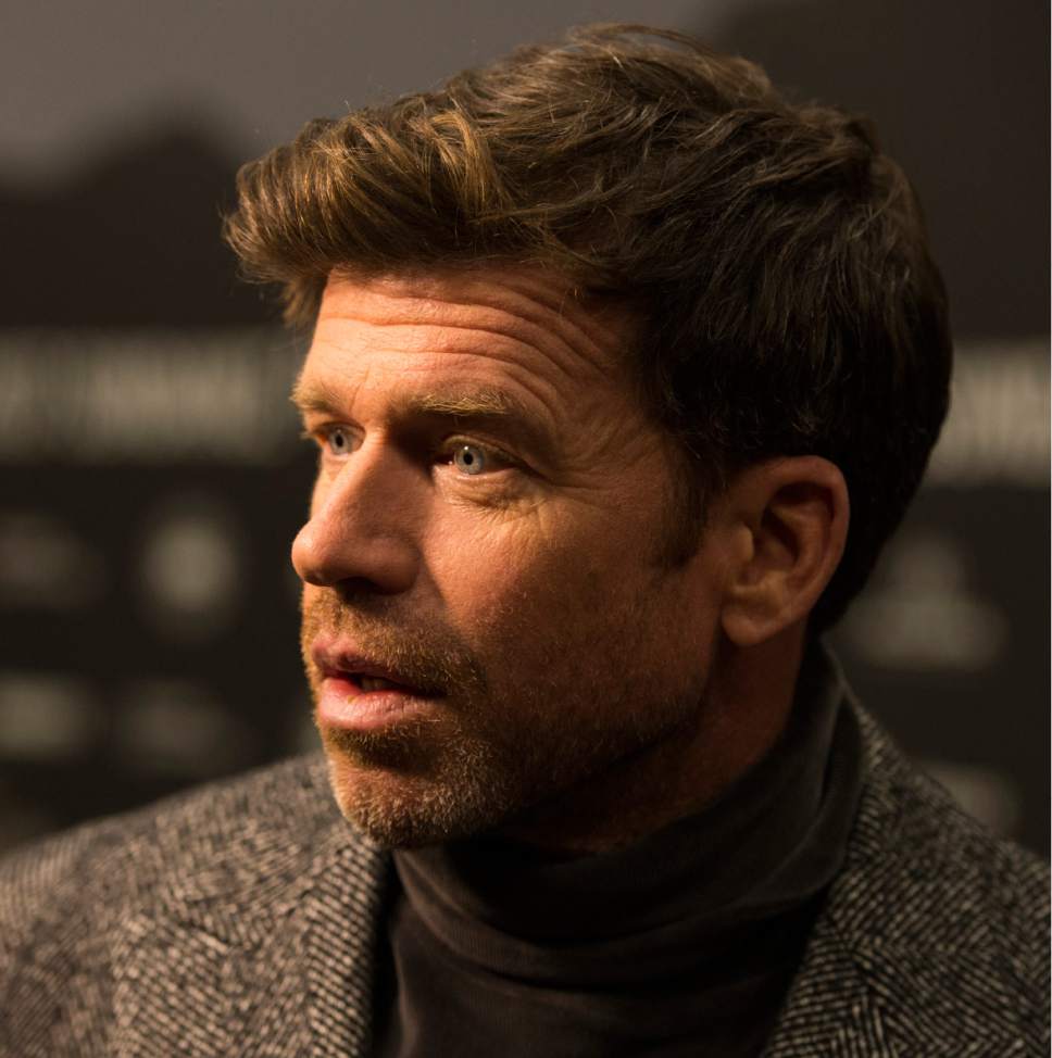 Rick Egan  |  The Salt Lake Tribune

Writer/director, Taylor Sheridan, at the Eccles Theatre for the world premiere of "Wind River" at the 2017 Sundance Film Festival in Park City, Saturday, January 21, 2017.