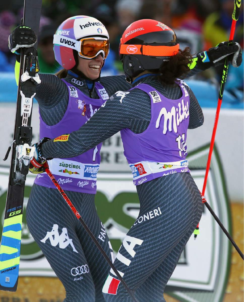 Skiing: Italians Brignone and Bassino 1st and 3rd in women's World Cup giant slalom - The Salt ...