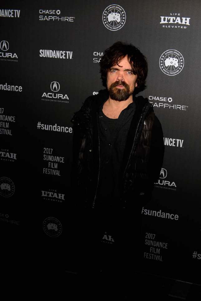 Trent Nelson  |  The Salt Lake Tribune
Actor Peter Dinklage at the premiere of the film "Rememory," at the 2017 Sundance Film Festival in Park City, Wednesday, Jan. 25, 2017.
