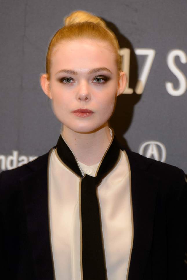 Trent Nelson  |  The Salt Lake Tribune
Actress Elle Fanning as the film  "Sidney Hall" makes its premiere Wednesday, Jan. 25, 2017, at the 2017 Sundance Film Festival in Park City.