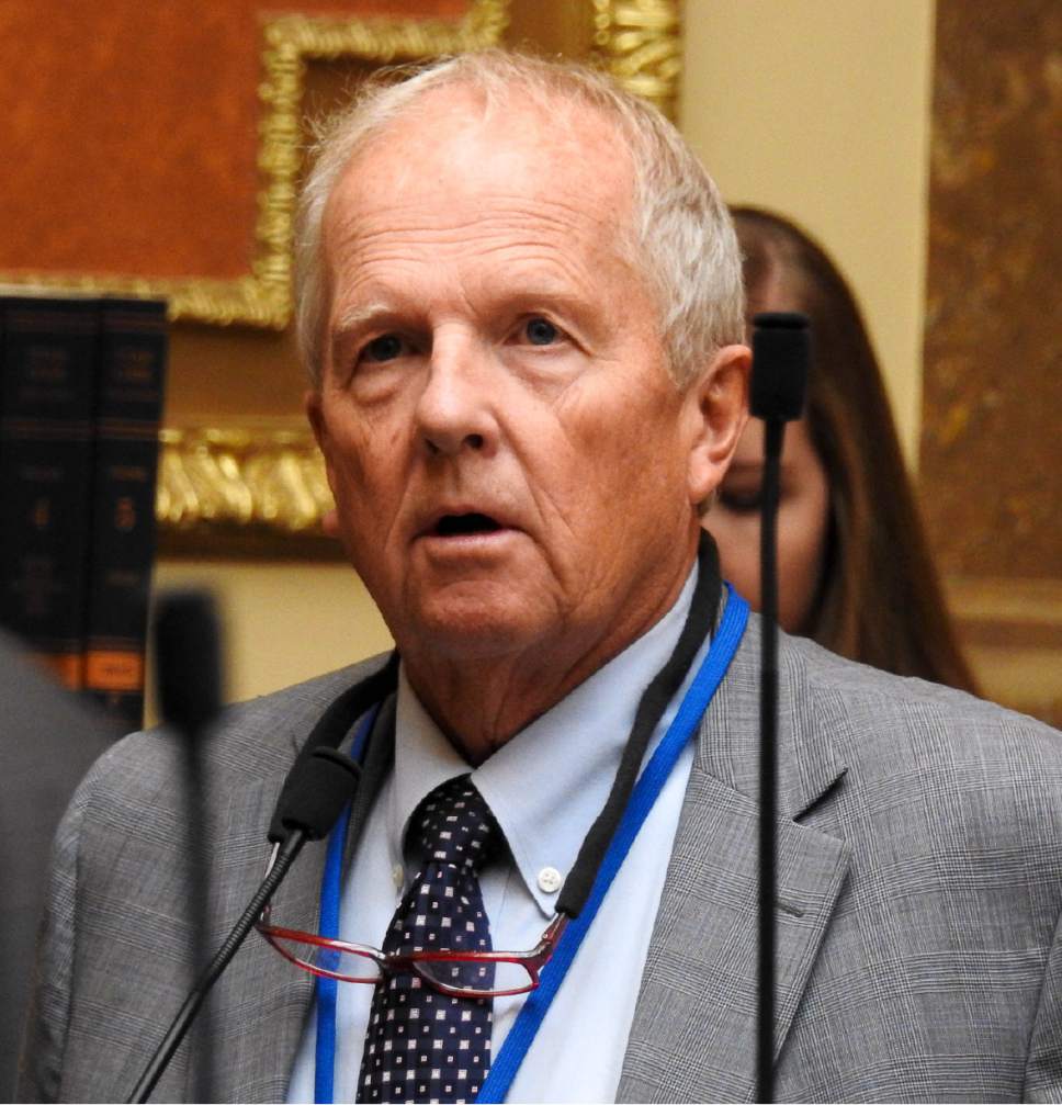 Trent Nelson  |  The Salt Lake Tribune
Rep. Mike Noel, R-Kanab, as the Utah State Legislature meets in Salt Lake City, Tuesday January 24, 2017.