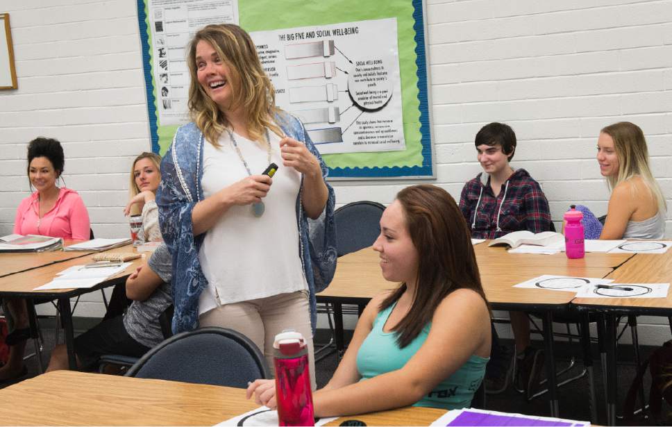 Leah Hogsten  |  The Salt Lake Tribune
 Dixie State University instructor Sasha Trae teaches a 16-week course on abusive relationships and self-protection to create gender equality, respect and healthy boundaries.