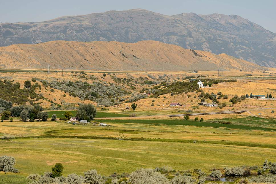 Trent Nelson  |  The Salt Lake Tribune
The site of the Bear River Massacre in Franklin County, Idaho, Tuesday August 9, 2016. Research is underway to determine precise locations of the Shoshone village US soldiers wiped out in a surprise attack Jan. 29, 1863. Some 300 to 500 Indians died in the attack, making it the West's worst massacre yet the event is little known.