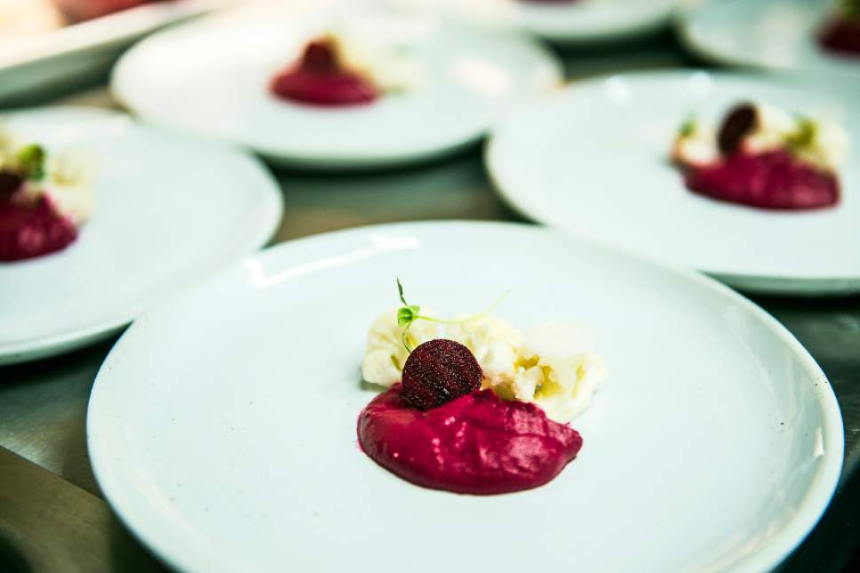Chris Detrick  |  The Salt Lake Tribune
Red beet curry with cauliflower, coconut and spices ($7) at Table X in Millcreek.