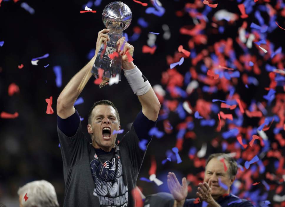 super bowl trophy tom brady