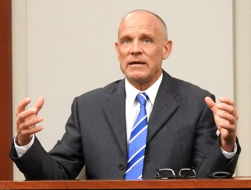 Rick Egan  |  The Salt Lake Tribune
Marc Sessions Jenson, Marc Sessions Jenson testifies during the trial of former Utah Attorney General John Swallow at Matheson Courthouse, Thursday, February 9, 2017.