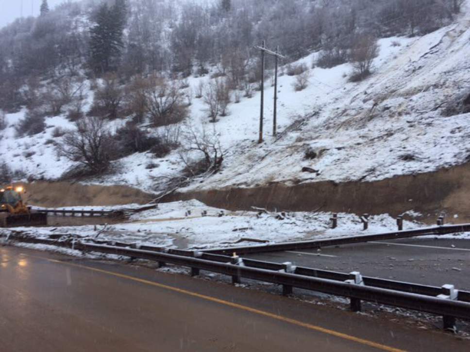 Rain and melting snow in northern Utah unleash mudslide, continue to