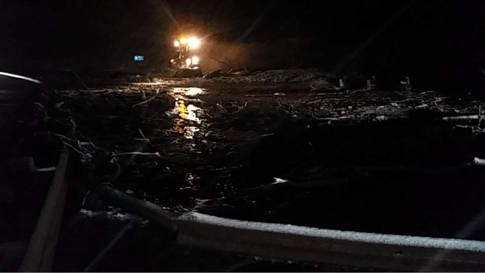 Rain and melting snow in northern Utah unleash mudslide, continue to