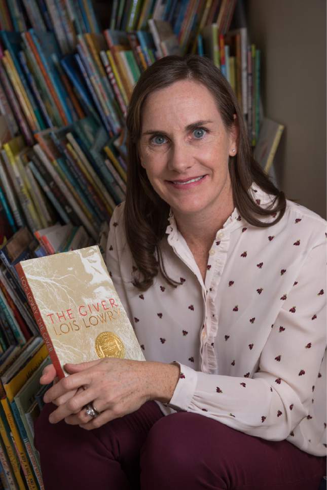 Leah Hogsten  |  The Salt Lake Tribune
"The Giver" is one of Lauren Liang's favorite books.  On Feb. 21, the University of Utah professor will be one of the special guests celebrating winners past and present at Newbery Night at The King's English book store in Salt Lake.