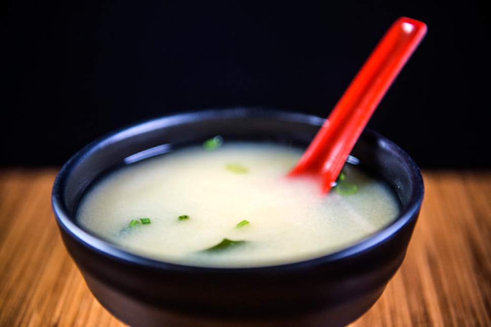 Chris Detrick  |  The Salt Lake Tribune
Miso soup ($2) at Mizu Japanese Cuisne in West Valley City.