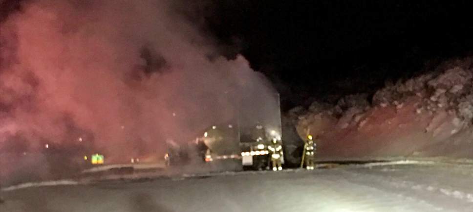 Fiery Semi Crash Claims Drivers Life Closes Down I 80 East Of Salt Lake City The Salt Lake 1198