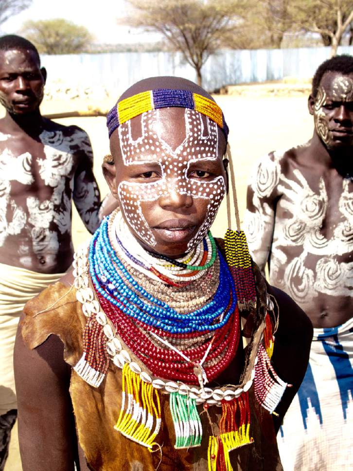 Christopher Smart  |  The Salt Lake Tribune

A Kara woman in the Lower Omo Valley on southwest Ethiopia lives in a small village on the banks of the Omo River. Indigenous tribes in the area live as they have for centuries.