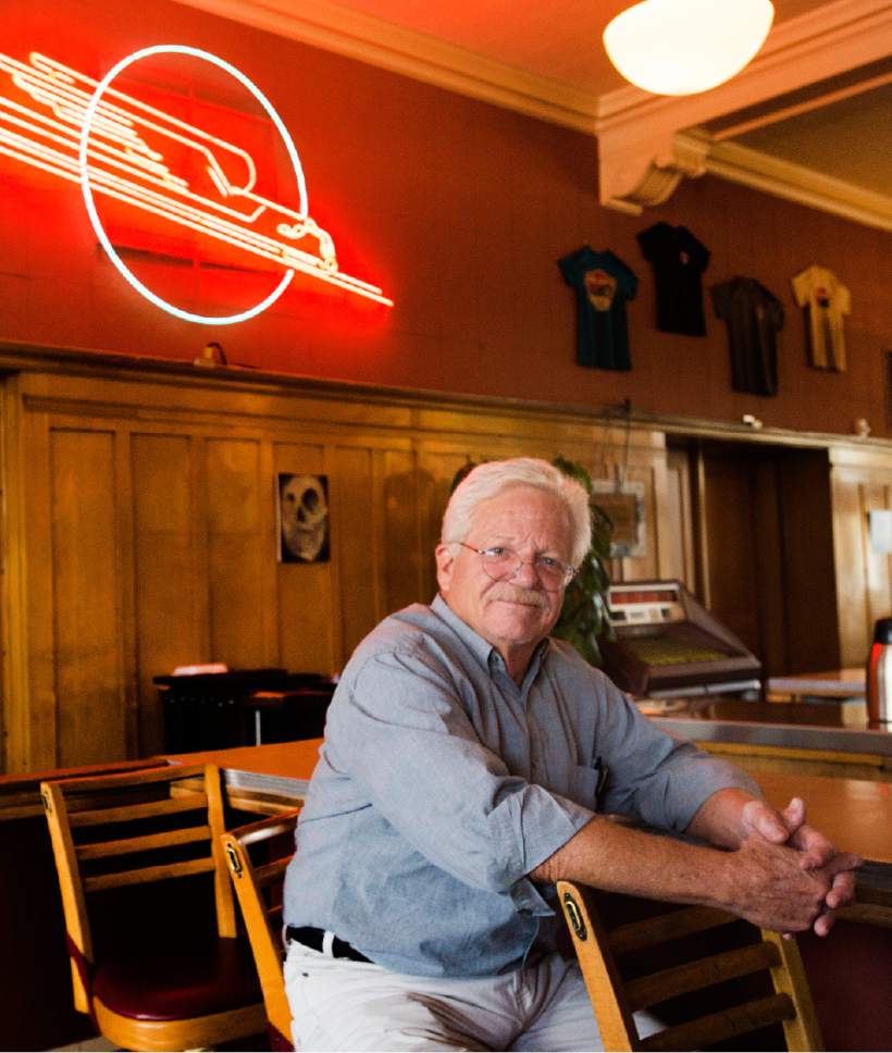 Rick Egan  |  The Salt Lake Tribune
Owner Pete Henderson, seen here in October 2016, sold The Rio Grande Cafe earlier this week. He opened the restaurant in 1981.