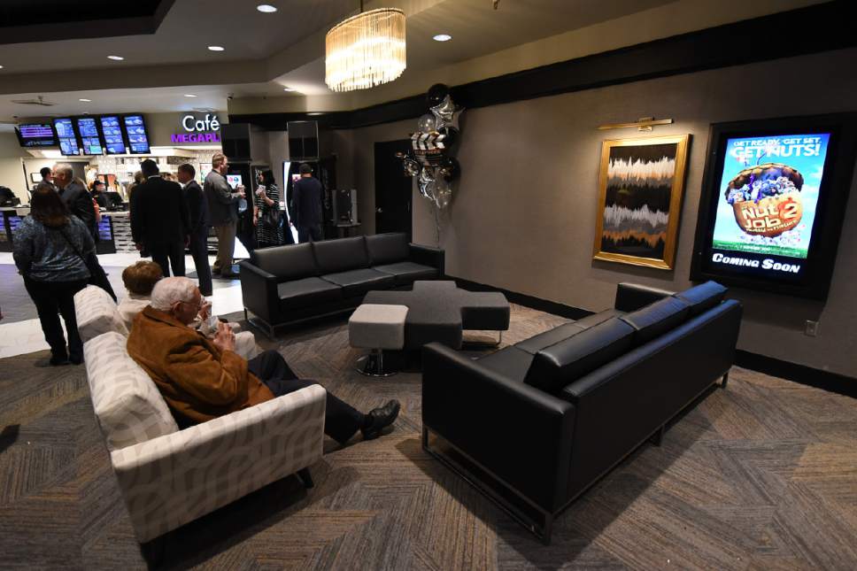Francisco Kjolseth | The Salt Lake Tribune
Megaplex Luxury Theatres at Cottonwood, 1945 E. Murray Holladay Road, opens  with a fresh remodel that includes, updated concessions, remodeled bathrooms and reclining heated seats.