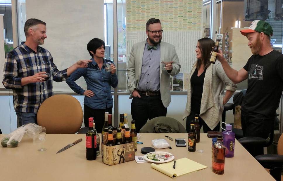 Tyler Cobb  |  The Salt Lake Tribune

The Salt Lake Tribune's team of test drinkers prepare for an evening of drinking and field-sobriety exercises to test out Utah's proposed 0.05 BAC limit.