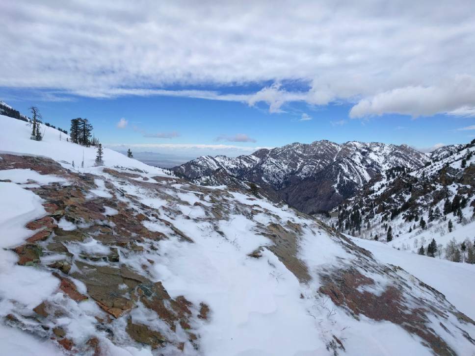 Lennie Mahler  |  The Salt Lake Tribune

Views from the Lake Blanche trail in Big Cottonwood Canyon on Tuesday, Feb. 21, 2017.