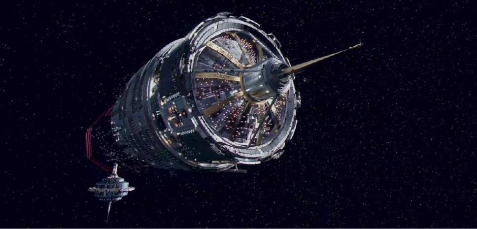 The giant spaceship Nauvoo was built for the Mormons on the science-fiction series "The Expanse."
Credit: Courtesy Syfy