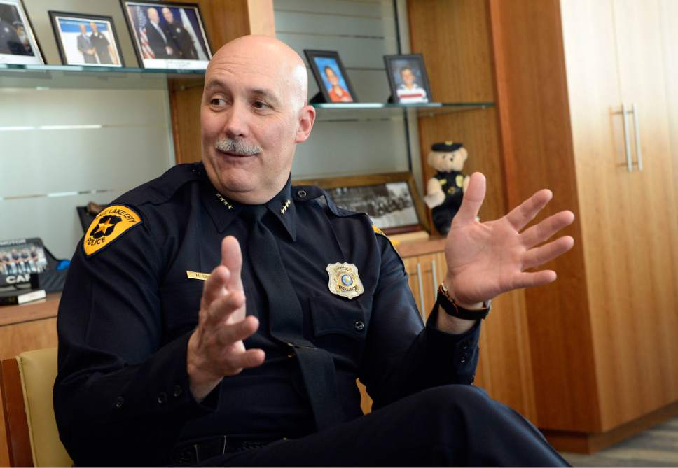 Al Hartmann  |  The Salt Lake Tribune

Salt Lake City Police Chief Mike Brown.