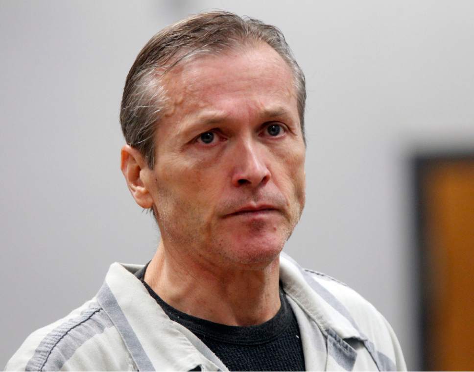Al Hartmann  |  The Salt Lake Tribune

Martin MacNeill,  a doctor accused of murdering his wife appears in Judge Sam McVey's Fourth District Court in Provo Wednesday October 10 for his preliminary hearing.
