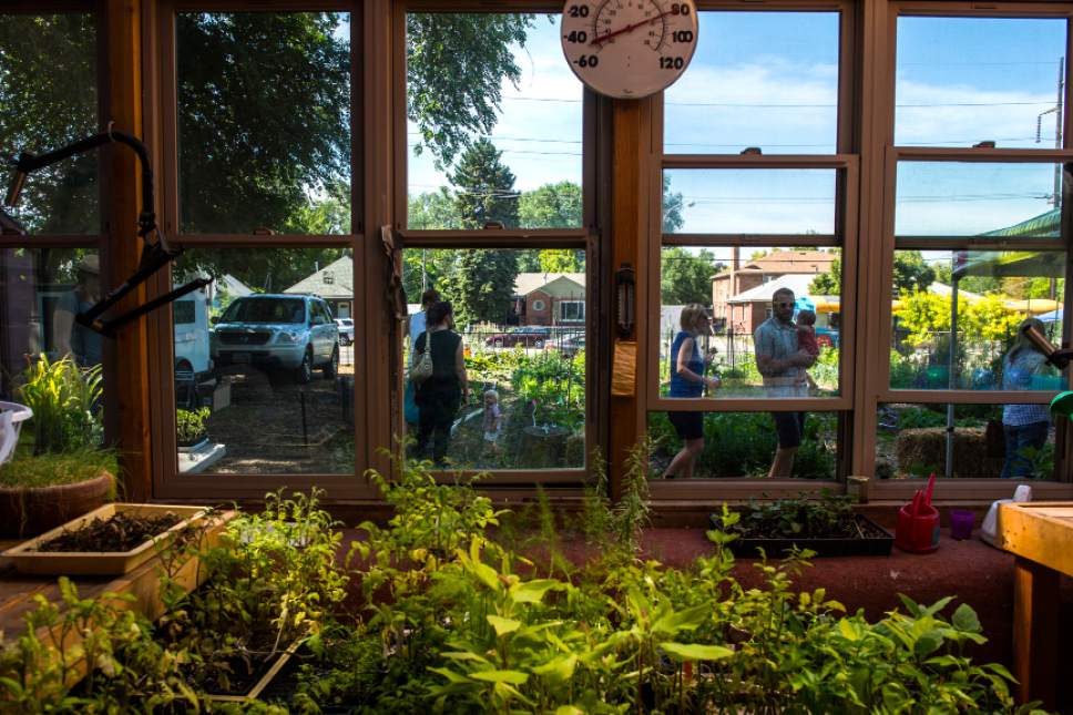 Chris Detrick  |  The Salt Lake Tribune

Wasatch Community Gardens has acquired a special property easement for its Grateful Tomato Garden, on 800 South and 600 East in Salt Lake City, which will  permanently protect the land for agricultural use.