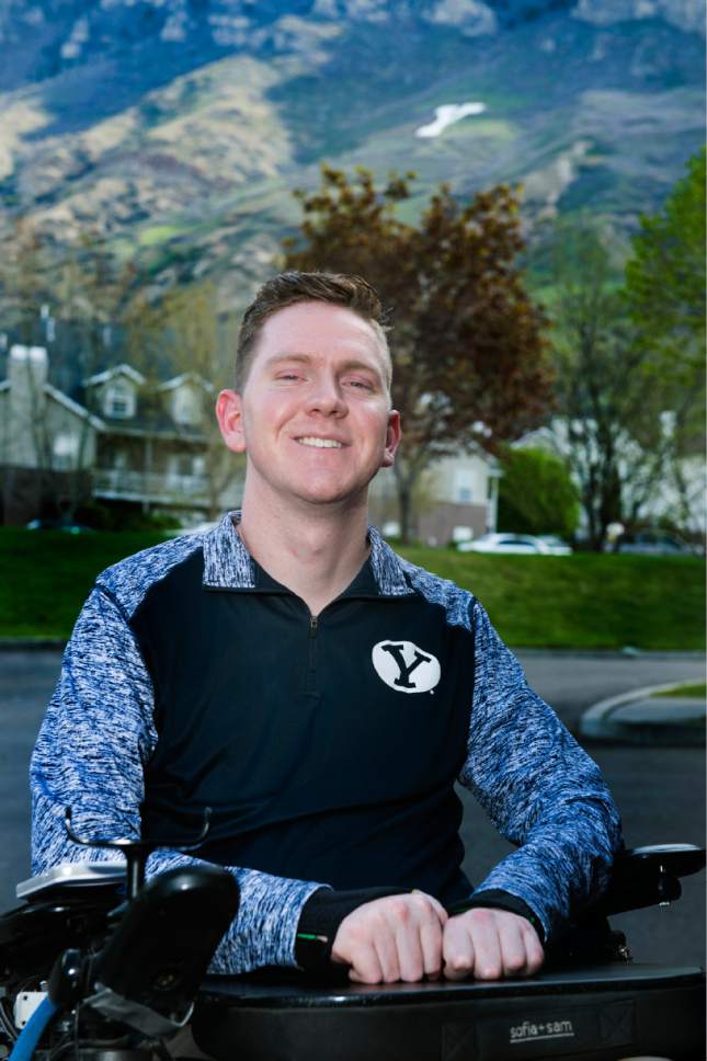 Rick Egan  |  The Salt Lake Tribune

Stephen Merrill is a graduate student in the Department of Statistics and will graduate with his MS in April, near his apartment in Provo, Thursday, April 20, 2017.