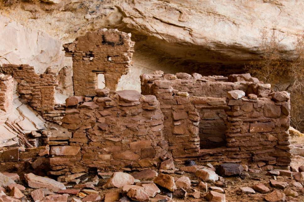Rick Egan  |  Tribune file photo

Ancient cliff dwellings in the newly designated Bears Ears National Monument, near Bluff, Utah, on Thursday, December 29, 2016.