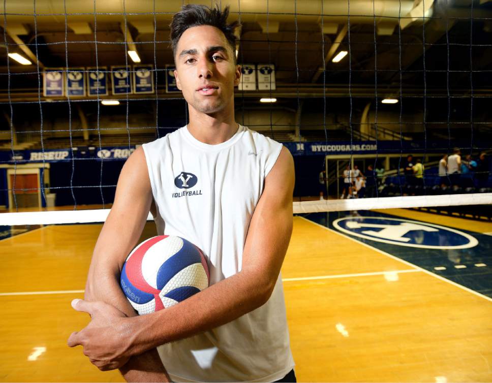 Steve Griffin  |  The Salt Lake Tribune


BYU volleyball star Ben Patch, is a sophomore who has a chance to make the U.S. Olympic team in Rio this summer. Patch was photographed following practice at the Smith Fiieldhouse on the campus of BYU in Provo, Tuesday, April 19, 2016.