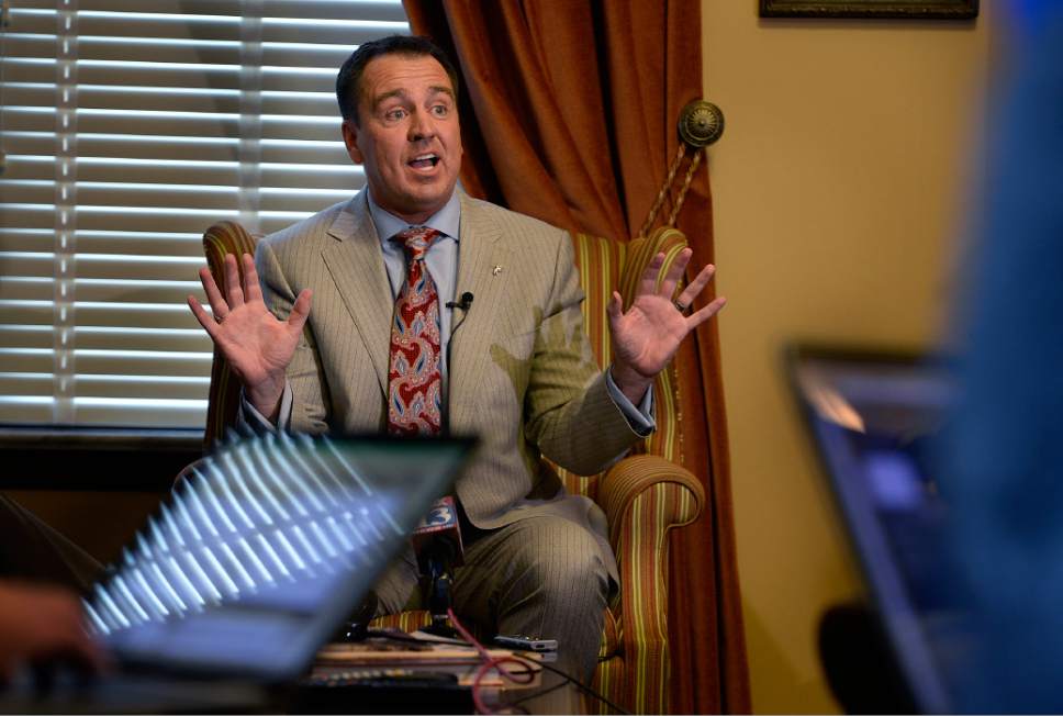 Scott Sommerdorf   |   Tribune file photo
House Speaker Greg Hughes, R-Draper, believes a special session is needed to clarify state law on how to run an election to fill a U.S. House seat that becomes vacant midterm. He is among several state legislators considering a run for the seat now occupied by U.S. Rep. Jason Chaffetz.