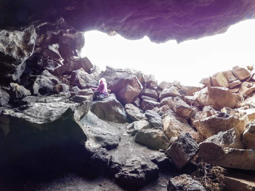 Erin Alberty  |  The Salt Lake Tribune


The writer's daughter explores the mouth of a lava tube March 7, 2017 on Tabernacle Hill near Meadow in Millard County.