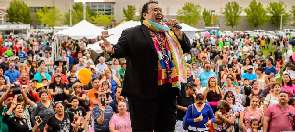 Trent Nelson  |  The Salt Lake Tribune
Telemundo 10 Utah hosts a Cinco de Mayo festival in West Valley City from 11 a.m. to 7 p.m. It is billed as the biggest annual Hispanic celebration in the state
, Saturday May 6, 2017.