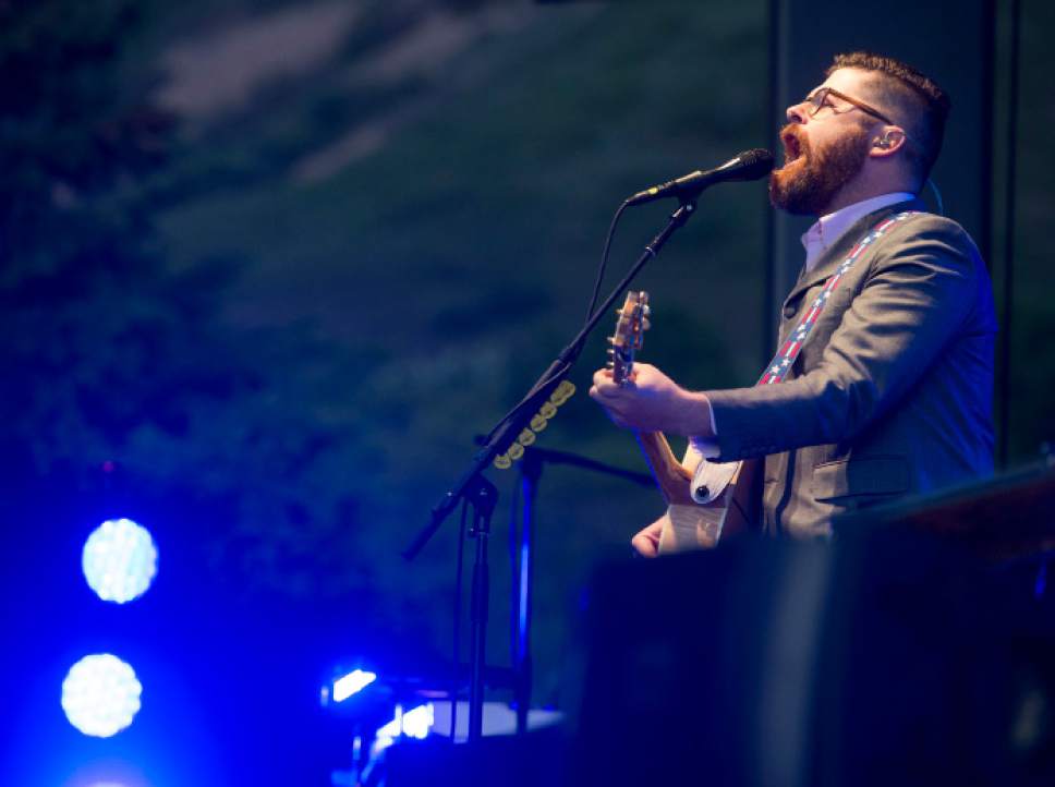 Steve Griffin  |  The Salt Lake Tribune


Colin Meloy of the The Decemberists sings during concert at the Red Butte Garden Amphitheatre in Salt Lake City, Tuesday, May 26, 2015.