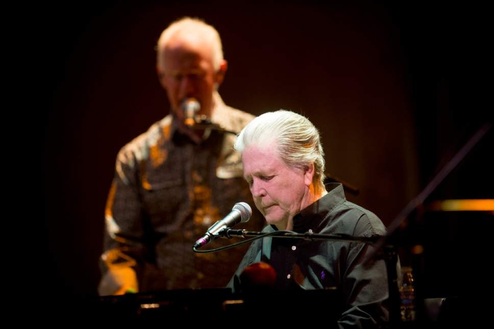 Jeremy Harmon  |  The Salt Lake Tribune

Brian Wilson, founding member of The Beach Boys, performs at Abravanel Hall in Salt Lake City on Oct. 5, 2016, including the entirety of the band's landmark album "Pet Sounds" to mark its 50th anniversary.