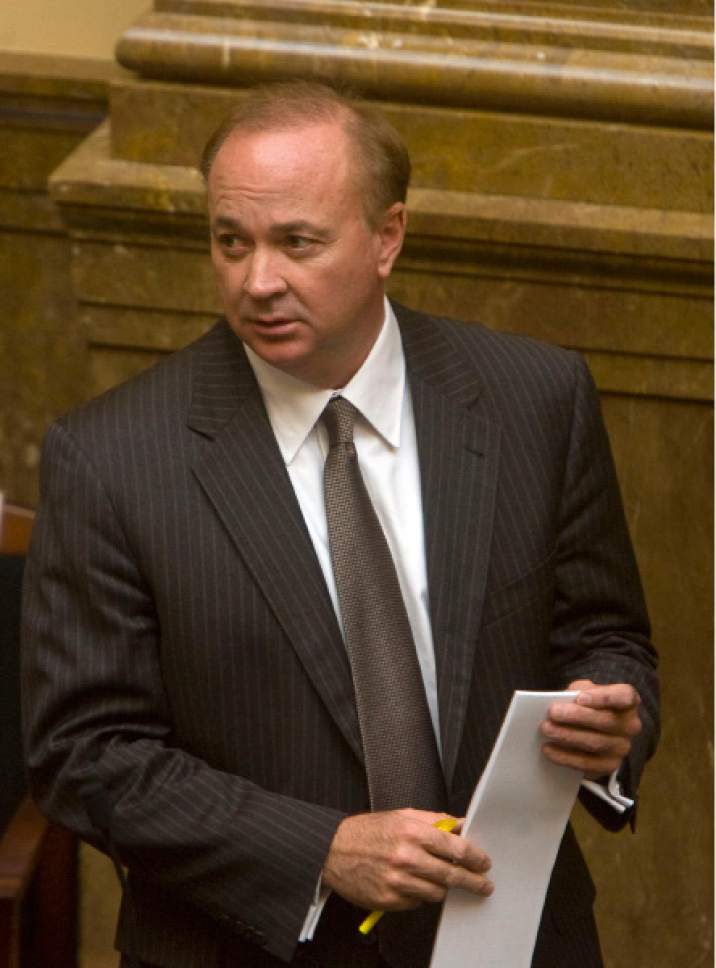Al Hartmann  |  Tribune file photo
Kevin Garn, then-House majority leader, Feb. 10, 2009.