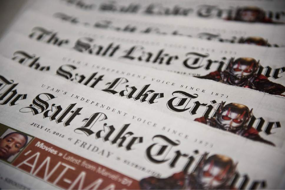 Lennie Mahler  |  Tribune file photo
The Huntsman family is buying The Salt Lake Tribune.