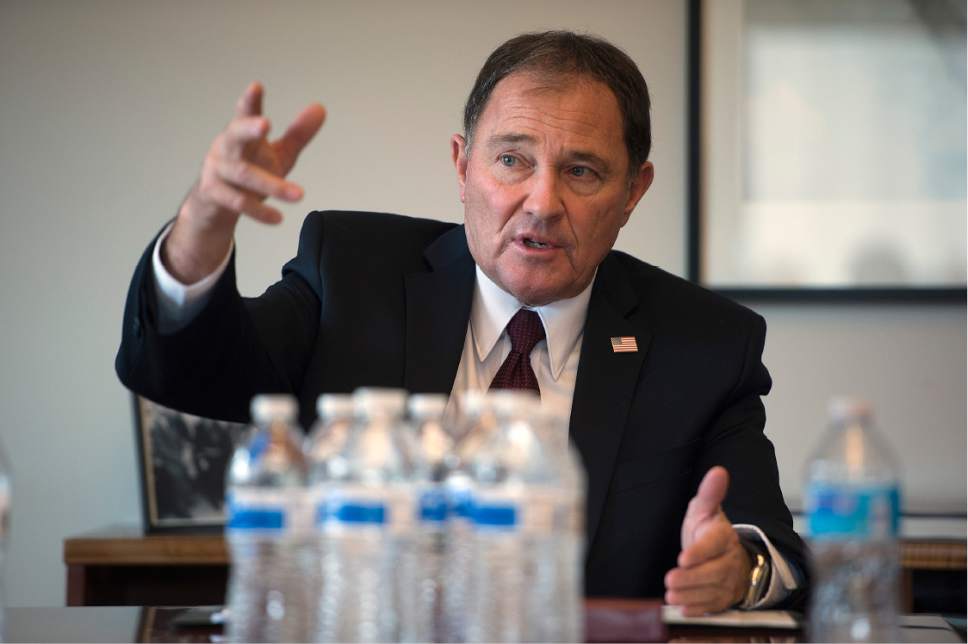 Scott Sommerdorf   |  Tribune file photo
Utah Gov. Gary Herbert told lobbyists he will meet with their clients anytime, anywhere in exchange for generous donations to his campaign.